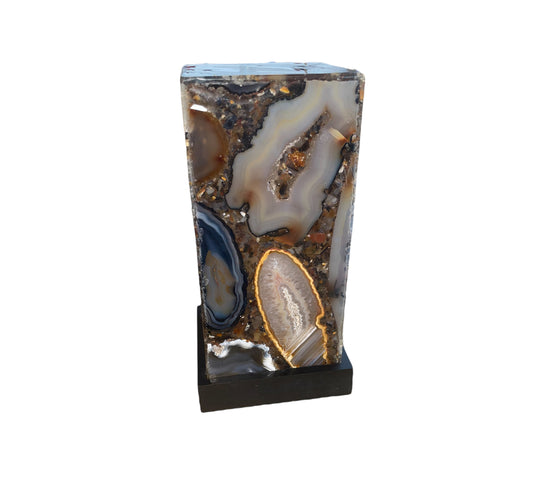 Agate lamp