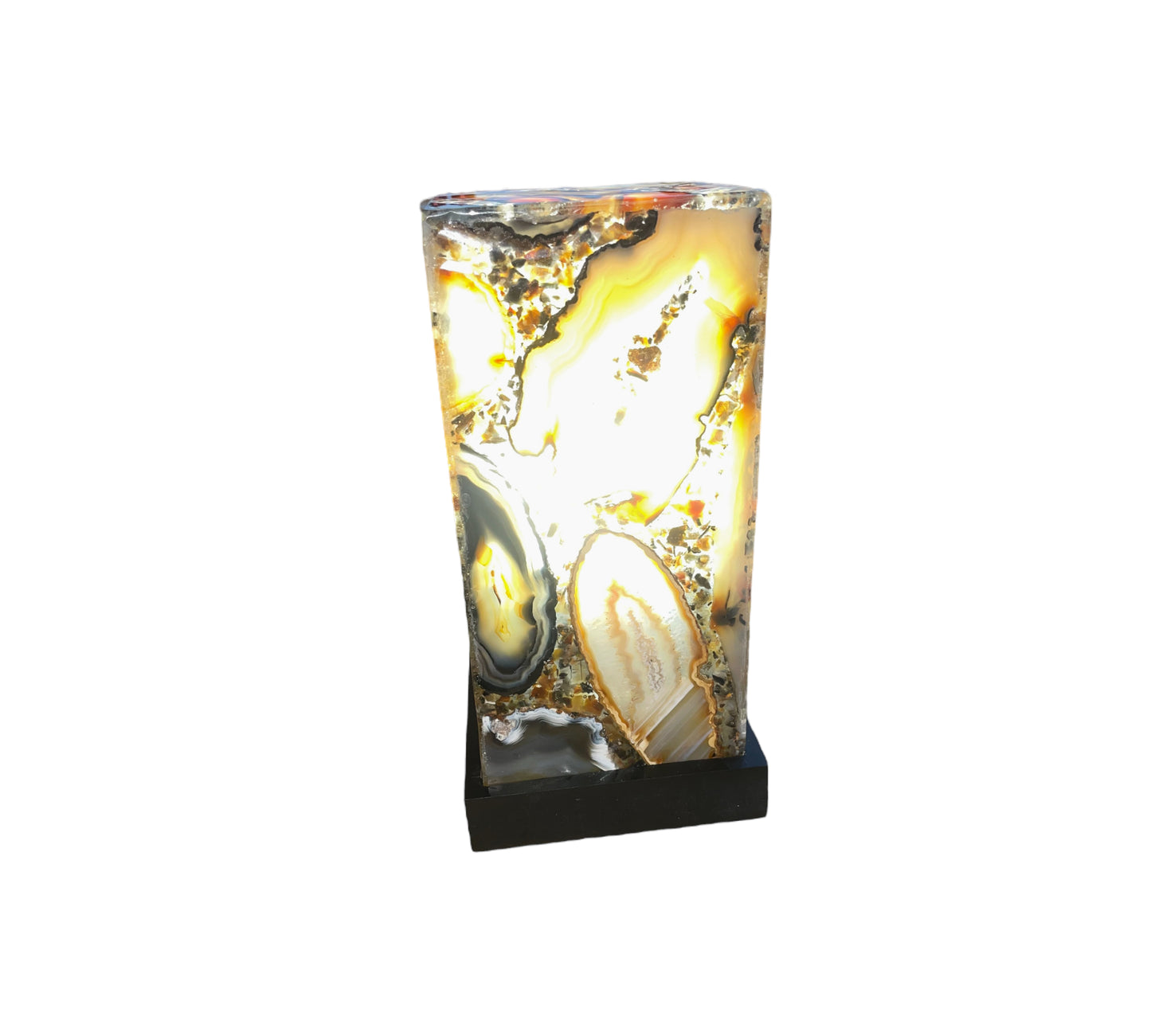 Agate lamp