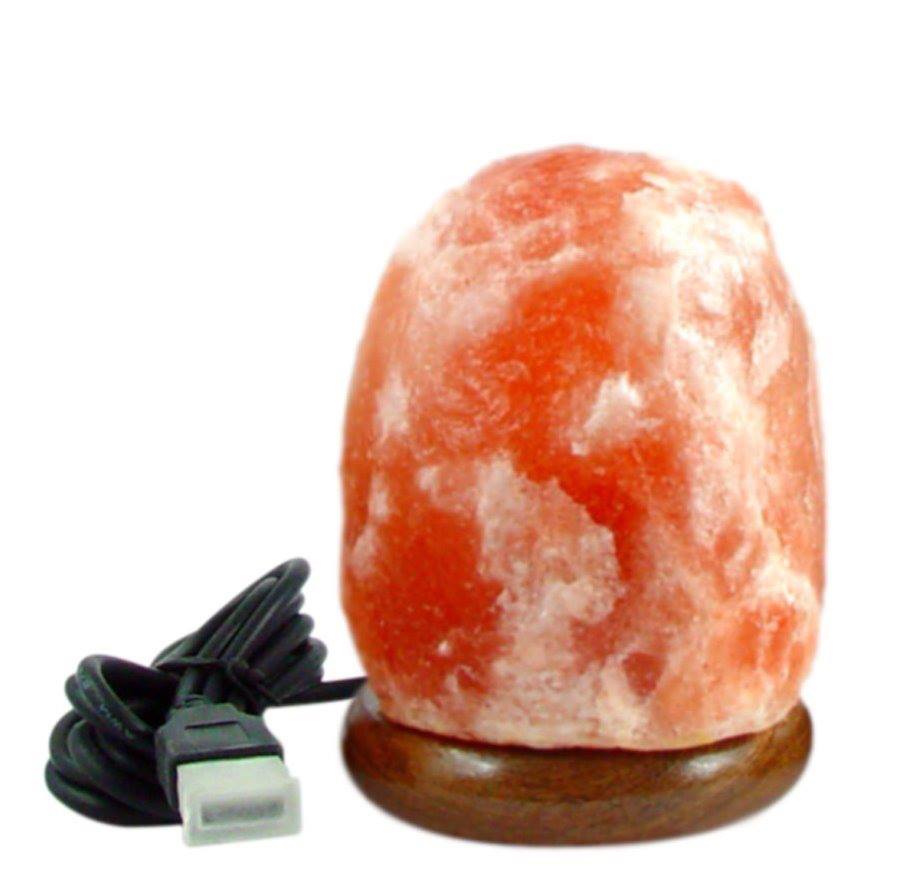 Salt crystal lamp - with USB port