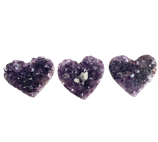 Amethyst - heart shape