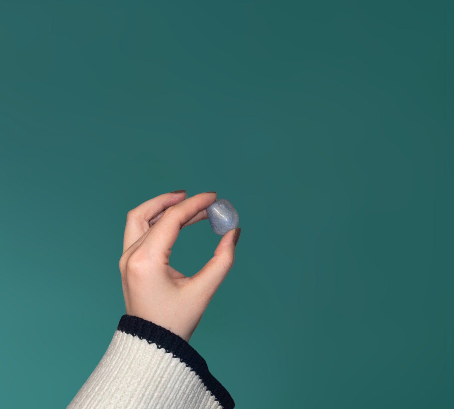 Aventurine blue - polished