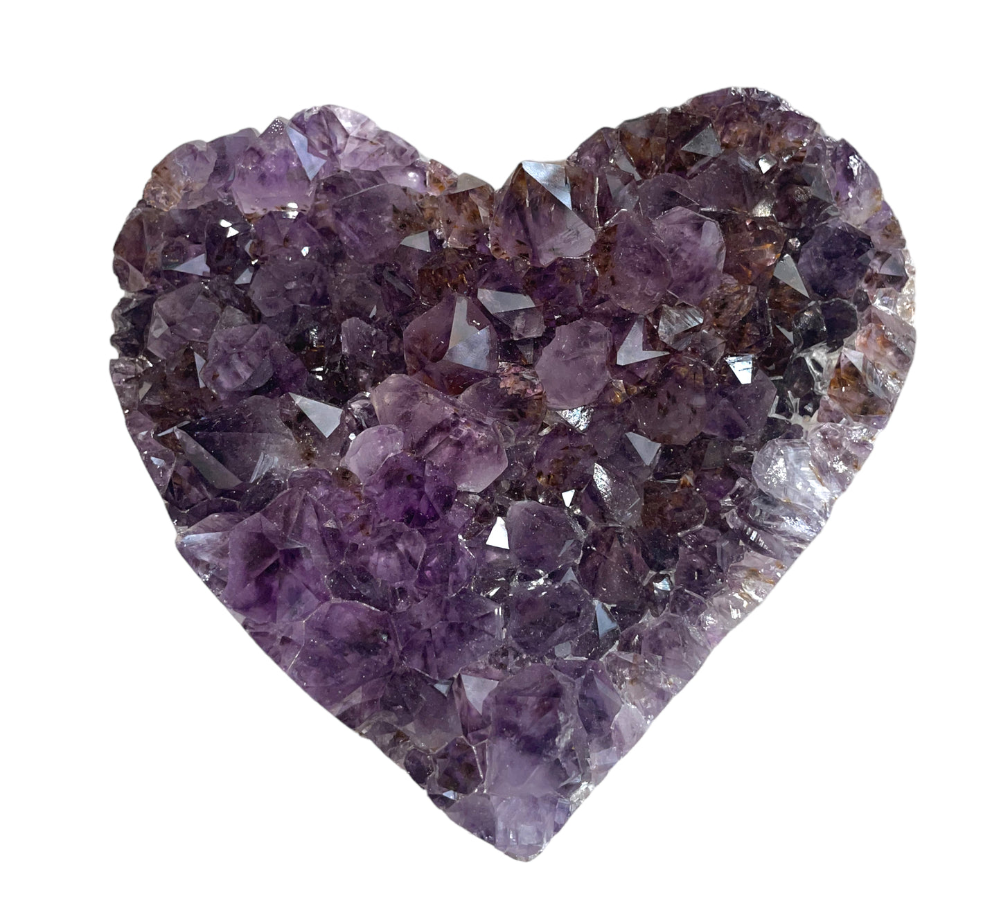 Amethyst - heart shape