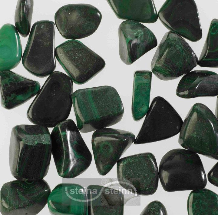 Malachite - slípaður