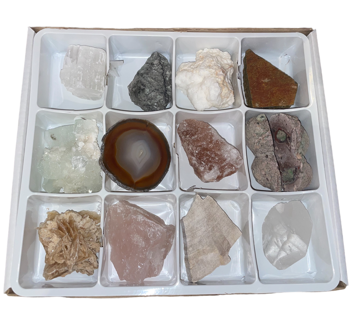 Steinasafn minerals 12x