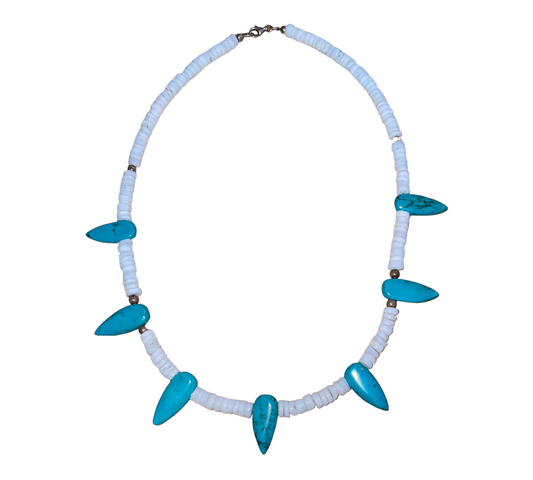 Shells with Magnesite necklace