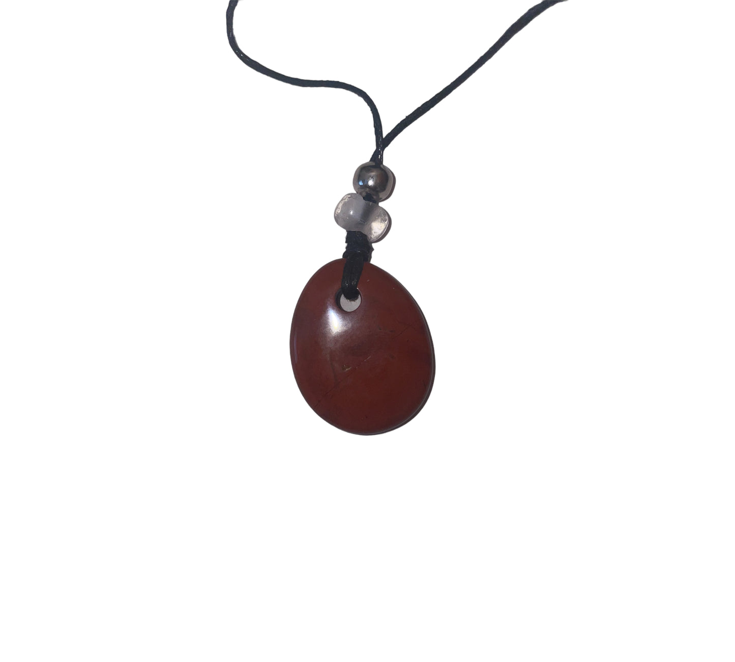 Necklace with a string of various stones