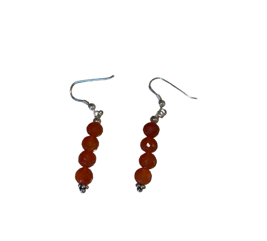 Carnelian - earrings