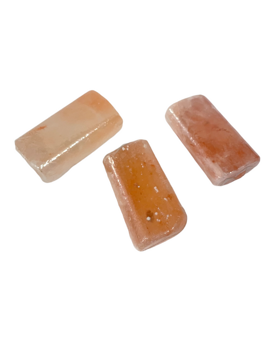 Salt crystal bath soap