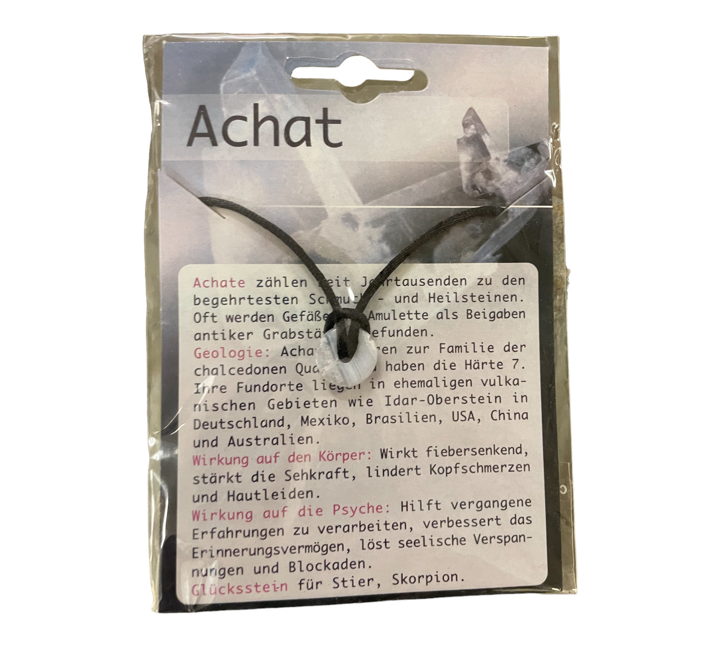 Stone ring - necklace