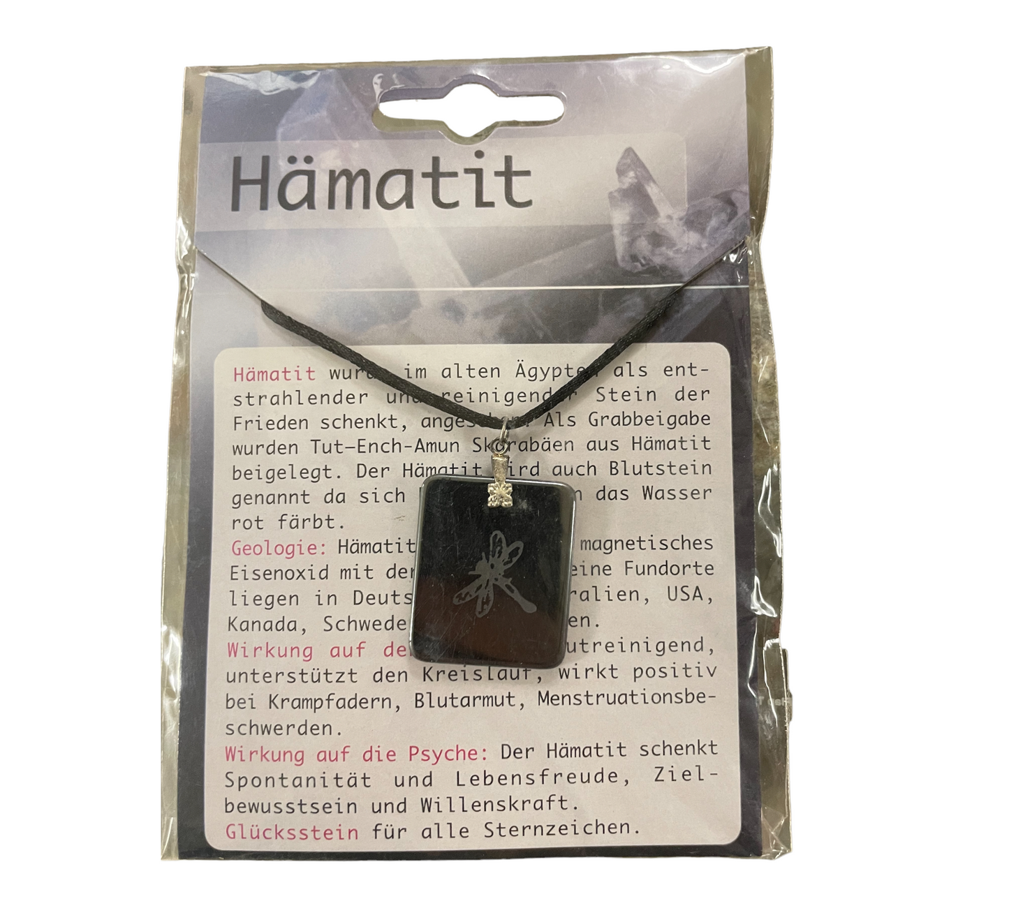 Stone bee - necklace