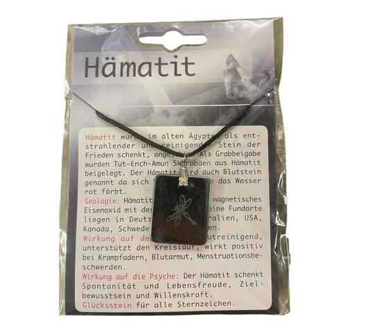 Stone bee - necklace