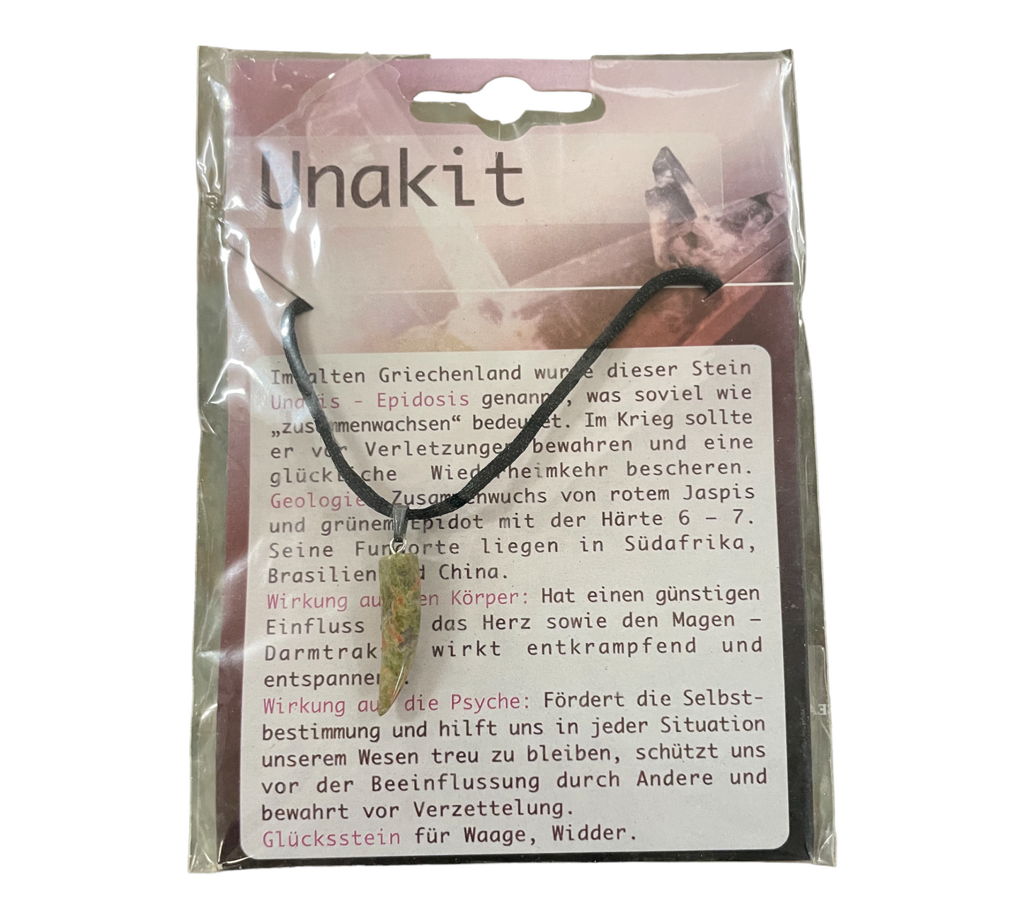 Stone horn - necklace