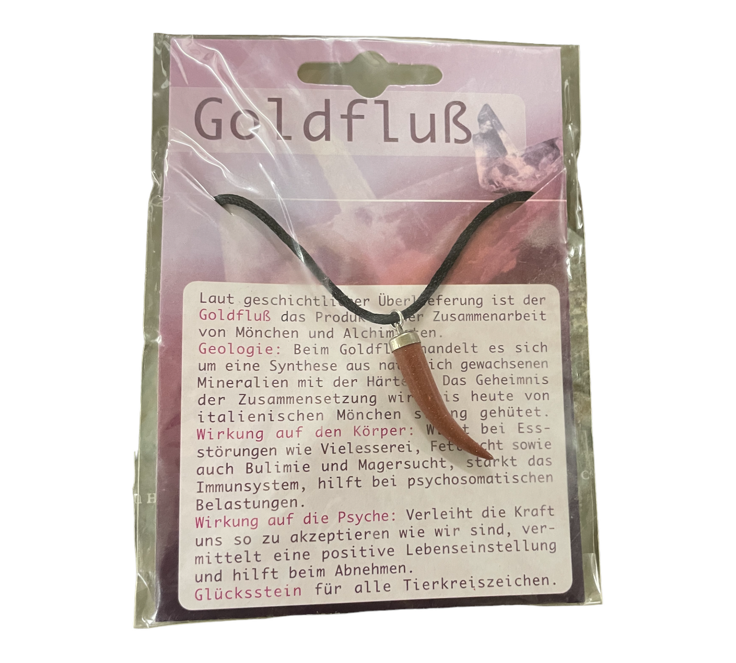 Stone horn - necklace