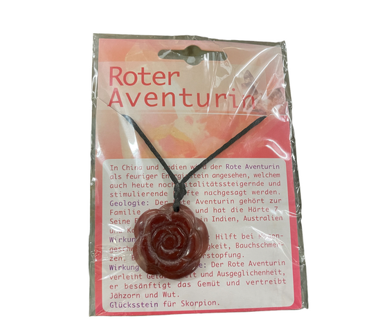 Stone rose - necklace