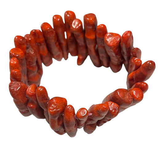 Armband - Rauður Kórall