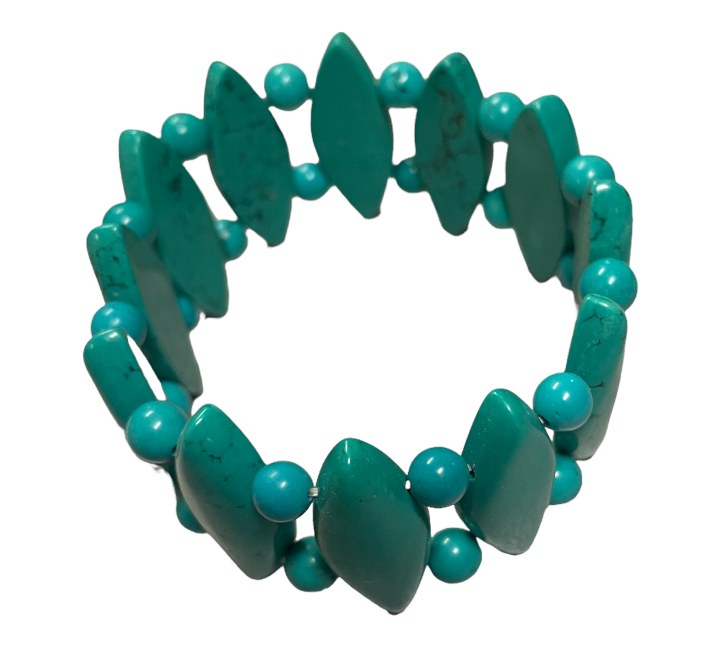 Bracelet - Blue magnesite