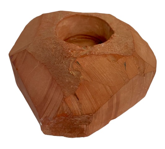 Red Jasper candlestick