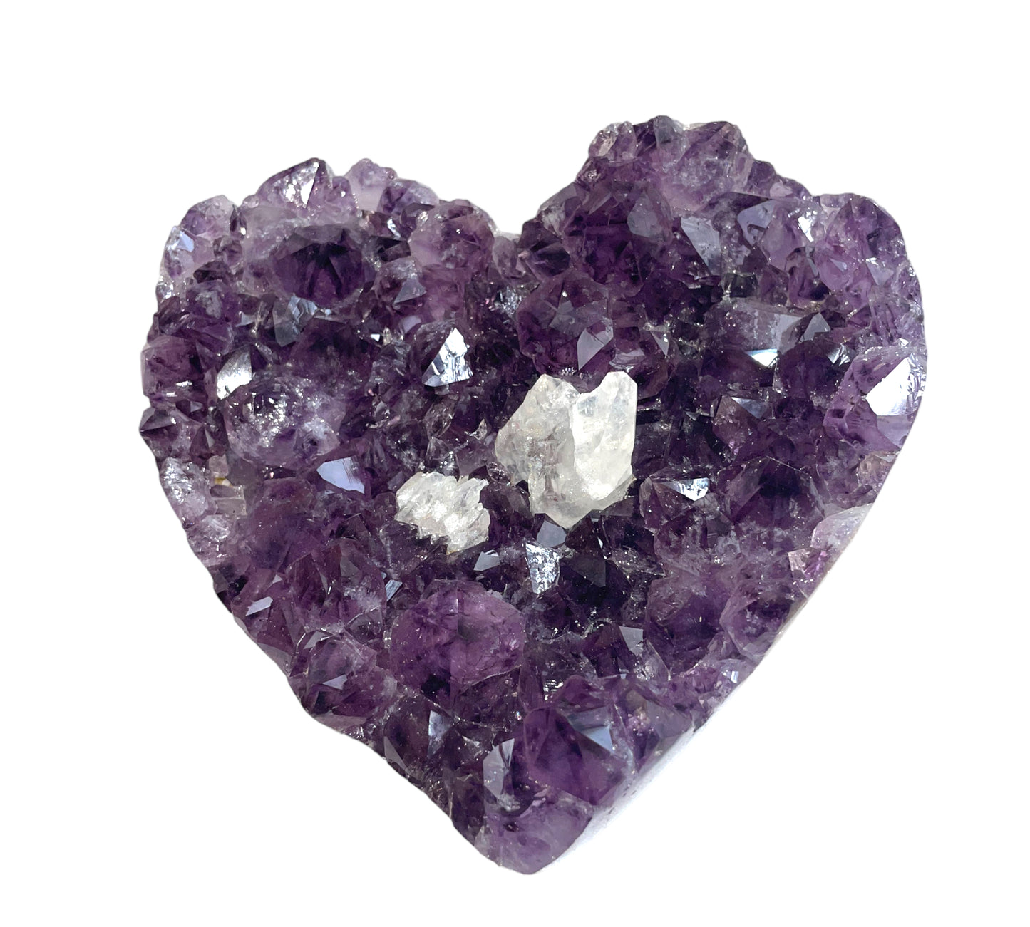 Amethyst - heart shape