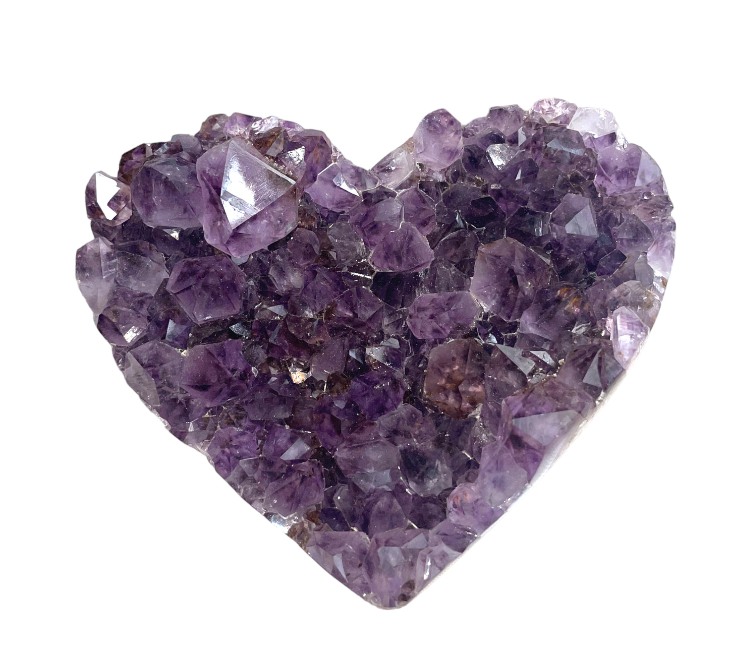 Amethyst - heart shape