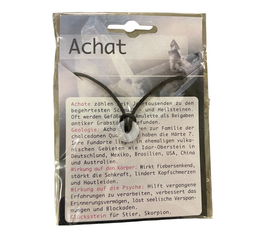 Stone ring - necklace