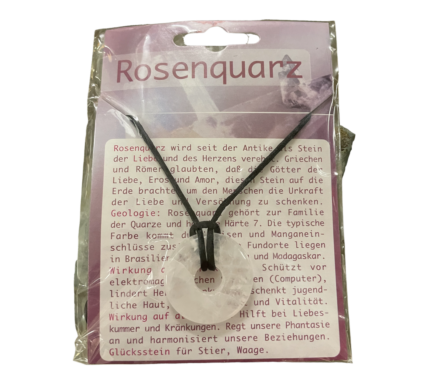 Stone donut - necklace