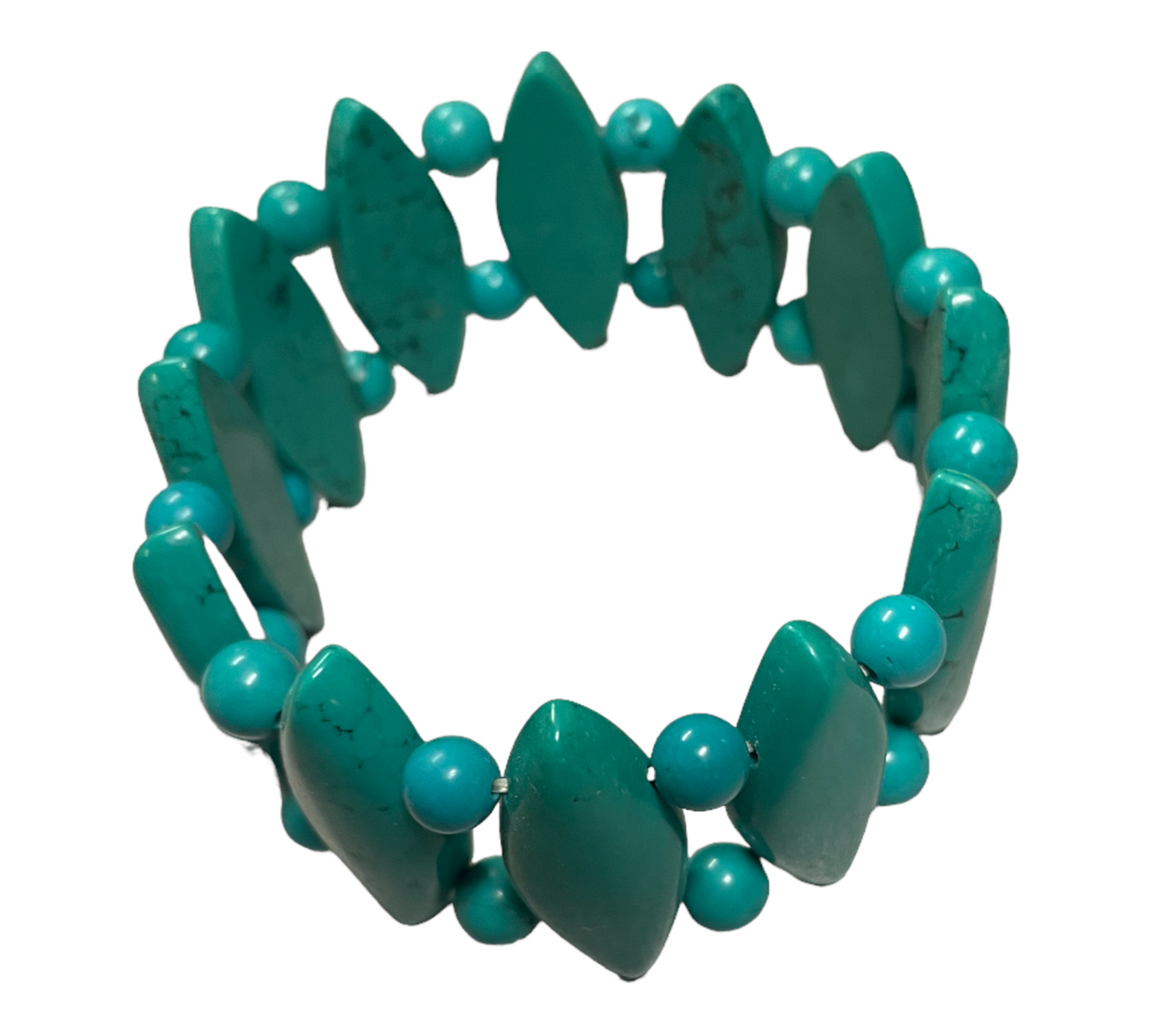 Armband - Blár magnesite